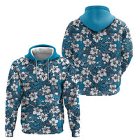 Karakarawa Bula Fiji Zip Hoodie Fijian Tapa Seamless Hibiscus LT14 - Polynesian Pride