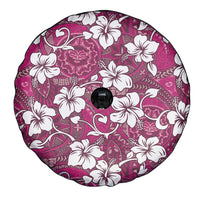 Piqi Bula Fiji Spare Tire Cover Fijian Tapa Seamless Hibiscus LT14 - Polynesian Pride