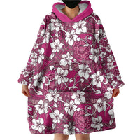 Piqi Bula Fiji Wearable Blanket Hoodie Fijian Tapa Seamless Hibiscus LT14 - Polynesian Pride