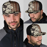 Bula Fiji Masi Mesh Trucker Cap Tapa Tropical Hibiscus Half Stylized - Polynesian Pride