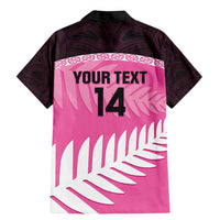 Custom New Zealand Aotearoa Cricket Family Matching Mermaid Dress and Hawaiian Shirt Go White Silver Fern LT14 - Polynesian Pride