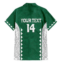 Custom Hawaii Volleyball Family Matching Mermaid Dress and Hawaiian Shirt Hawaiian Kakau Pattern LT14 - Polynesian Pride
