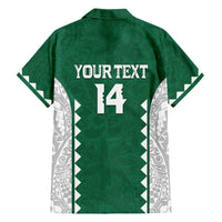 Custom Hawaii Volleyball Family Matching Short Sleeve Bodycon Dress and Hawaiian Shirt Hawaiian Kakau Pattern LT14 - Polynesian Pride