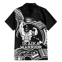 Black Hawaii Ikaika Warrior Family Matching Mermaid Dress and Hawaiian Shirt Hawaiian Power LT14 - Polynesian Pride