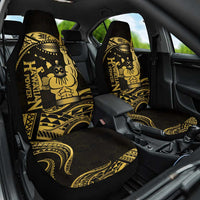 Gold Hawaii Ikaika Warrior Car Seat Cover Hawaiian Power