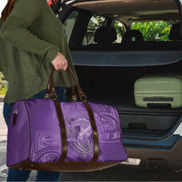 Polynesia Lupus Awareness Month Travel Bag Warrior Purple Ribbon Polynesian Butterflies