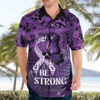 Lupus Awareness Month New Zealand Hawaiian Shirt Be Strong Warrior Maori Silver Fern LT14 - Polynesian Pride