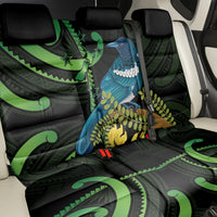 New Zealand Tui Bird Back Car Seat Cover Aotearoa Maori With Kowhai Flowers LT14 - Polynesian Pride