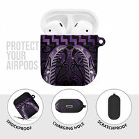 Purple Matariki New Zealand AirPods Case Maori Poutama Galaxy Vibes LT14 - Polynesian Pride