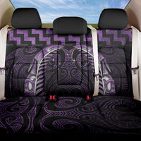 Purple Matariki New Zealand Back Car Seat Cover Maori Poutama Galaxy Vibes LT14 One Size Purple - Polynesian Pride