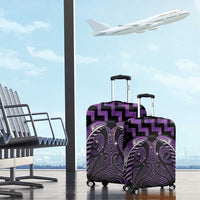 Purple Matariki New Zealand Luggage Cover Maori Poutama Galaxy Vibes