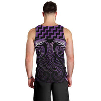 Purple Matariki New Zealand Men Tank Top Maori Poutama Galaxy Vibes LT14 - Polynesian Pride