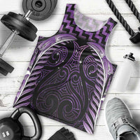 Purple Matariki New Zealand Men Tank Top Maori Poutama Galaxy Vibes LT14 - Polynesian Pride