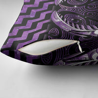 Purple Matariki New Zealand Pillow Cover Maori Poutama Galaxy Vibes LT14 - Polynesian Pride