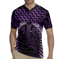 Purple Matariki New Zealand Rugby Jersey Maori Poutama Galaxy Vibes LT14 - Polynesian Pride