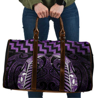 Purple Matariki New Zealand Travel Bag Maori Poutama Galaxy Vibes LT14 Purple - Polynesian Pride