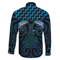 Blue Matariki New Zealand Family Matching Short Sleeve Bodycon Dress and Hawaiian Shirt Maori Poutama Galaxy Vibes LT14 - Polynesian Pride