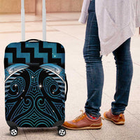 Blue Matariki New Zealand Luggage Cover Maori Poutama Galaxy Vibes