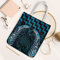 Blue Matariki New Zealand Tote Bag Maori Poutama Galaxy Vibes - Polynesian Pride