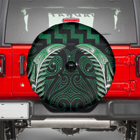 Green Matariki New Zealand Spare Tire Cover Maori Poutama Galaxy Vibes LT14 - Polynesian Pride