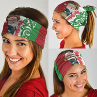 Meri Kirihimete New Zealand Neck Gaiter Cute Santa NZ Animals and Pohutukawa LT14 - Polynesian Pride