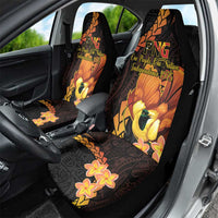 Papua New Guinea Independence Day Car Seat Cover 50th Anniversary Papua Niu Gini Bird Of Paradise LT14 - Polynesian Pride