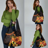 Papua New Guinea Independence Day Grocery Bag 50th Anniversary Papua Niu Gini Bird Of Paradise LT14 - Polynesian Pride