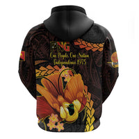 Papua New Guinea Independence Day Hoodie 50th Anniversary Papua Niu Gini Bird Of Paradise LT14 - Polynesian Pride