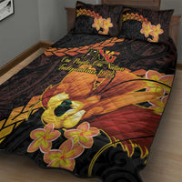 Papua New Guinea Independence Day Quilt Bed Set 50th Anniversary Papua Niu Gini Bird Of Paradise LT14 - Polynesian Pride