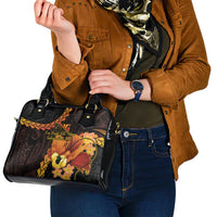 Papua New Guinea Independence Day Shoulder Handbag 50th Anniversary Papua Niu Gini Bird Of Paradise LT14 - Polynesian Pride