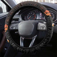 Papua New Guinea Independence Day Steering Wheel Cover 50th Anniversary Papua Niu Gini Bird Of Paradise LT14 - Polynesian Pride