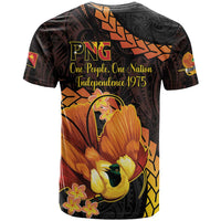 Papua New Guinea Independence Day T Shirt 50th Anniversary Papua Niu Gini Bird Of Paradise LT14 - Polynesian Pride