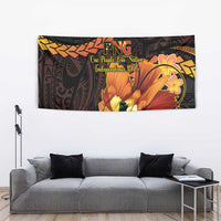 Papua New Guinea Independence Day Tapestry 50th Anniversary Papua Niu Gini Bird Of Paradise LT14 - Polynesian Pride