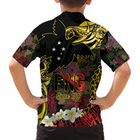 Papua New Guinea 50th Independence Anniversary Family Matching Tank Maxi Dress and Hawaiian Shirt Independen Stet bilong Papua Niu Gini LT14 - Polynesian Pride