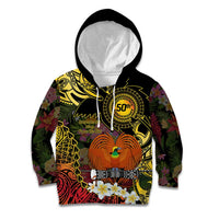Papua New Guinea 50th Independence Anniversary Kid Hoodie Independen Stet bilong Papua Niu Gini LT14 Hoodie Black - Polynesian Pride