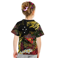 Papua New Guinea 50th Independence Anniversary Kid T Shirt Independen Stet bilong Papua Niu Gini LT14 - Polynesian Pride