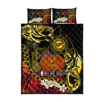 Papua New Guinea 50th Independence Anniversary Quilt Bed Set Independen Stet bilong Papua Niu Gini LT14 - Polynesian Pride