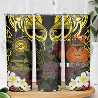 Papua New Guinea 50th Independence Anniversary Skinny Tumbler Independen Stet bilong Papua Niu Gini LT14 - Polynesian Pride