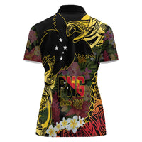 Papua New Guinea 50th Independence Anniversary Women Polo Shirt Independen Stet bilong Papua Niu Gini LT14