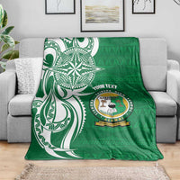 Personalised Liahona - Saineha High School Blanket Tongan Ngatu Pattern LT14 - Polynesian Pride