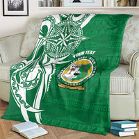Personalised Liahona - Saineha High School Blanket Tongan Ngatu Pattern LT14 - Polynesian Pride