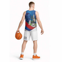 Philippines Rizal Day Basketball Jersey Filipino Motto Stella Polynesian Pattern - Polynesian Pride