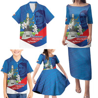 Philippines Rizal Day Family Matching Puletasi and Hawaiian Shirt Filipino Motto Stella Polynesian Pattern LT14 - Polynesian Pride