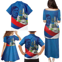 Philippines Rizal Day Family Matching Puletasi and Hawaiian Shirt Filipino Motto Stella Polynesian Pattern LT14 - Polynesian Pride