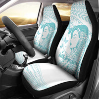 Polynesia Cervical Cancer Awareness Month Car Seat Cover Polynesian Women Faith Hope Love! LT14 - Polynesian Pride