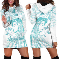 Polynesia Cervical Cancer Awareness Month Hoodie Dress Polynesian Women Faith Hope Love! LT14 - Polynesian Pride