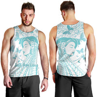 Polynesia Cervical Cancer Awareness Month Men Tank Top Polynesian Women Faith Hope Love!