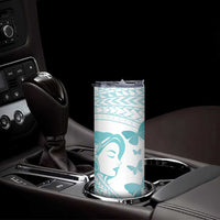 Polynesia Cervical Cancer Awareness Month Skinny Tumbler Polynesian Women Faith Hope Love! LT14 - Polynesian Pride