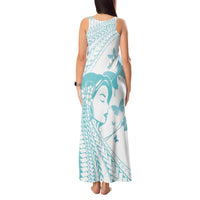 Polynesia Cervical Cancer Awareness Month Tank Maxi Dress Polynesian Women Faith Hope Love! LT14 - Polynesian Pride