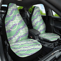 Pastel Green Hawaii Palaka Honohono Pikake Car Seat Cover Hawaiian Orchid Lei Polynesian Pattern LT14 One Size Pastel Green - Polynesian Pride
